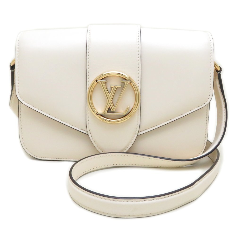 Louis Vuitton Pont Neuf Crossbody Shoulder Bag Smooth Leather Claim